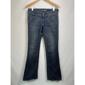 HUDSON Women's Jeans Bootcut Dark Wash Low Rise Blue‎ Size 28 (ACTUAL 32X33)